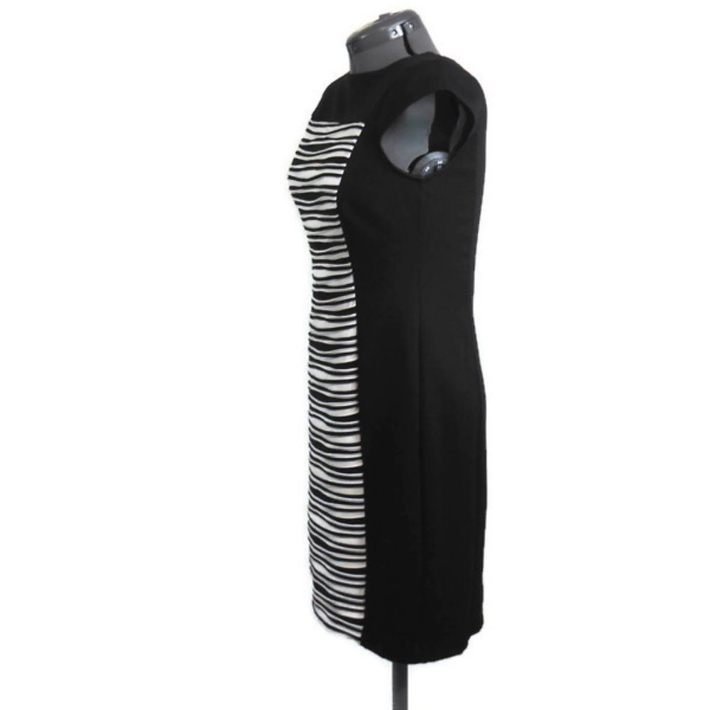 Gabby Skye Black & White Dress - 10 - Picture 6 of 10